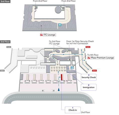 DELHI (INDIRA GANDHI) INTERNATIONAL AIRPORT/Terminal Map (Airport Guide ...