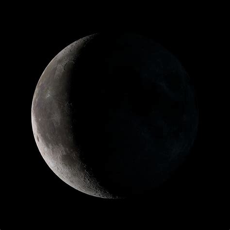 Waning Crescent Moon by Nasa/gsfc-svs/science Photo Library