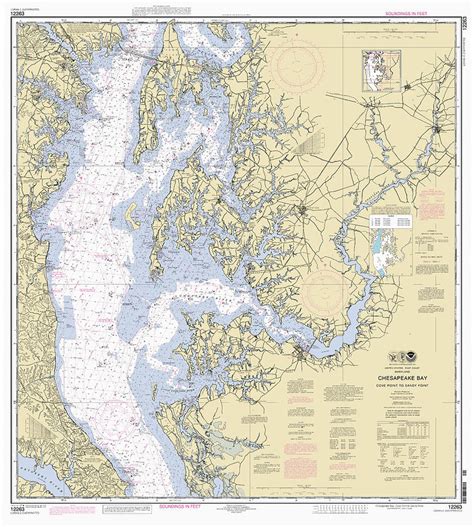 Nautical Map Of Chesapeake Bay - Maping Resources