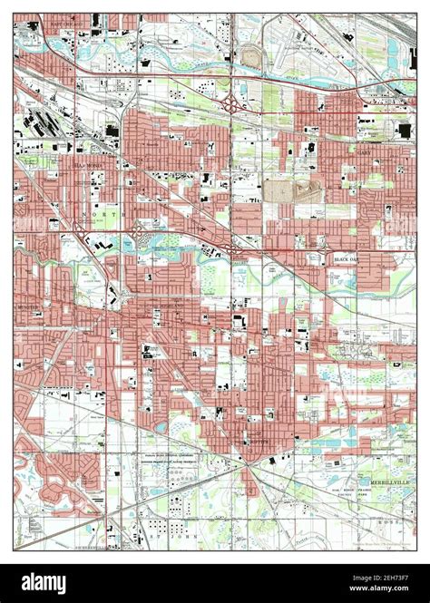 Highland, Indiana, map 1991, 1:24000, United States of America by ...