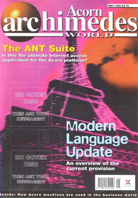 Acorn Archimedes World - May 1996 - Magazine - Computing History