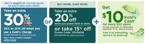 Kohl's Coupon Codes: 30% off, free shipping + earn Kohl's Cash • Bargains to Bounty