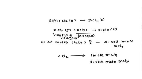 SOLVED: Silicon tetrachloride (SiCl4) can be prepared by heating Si in ...