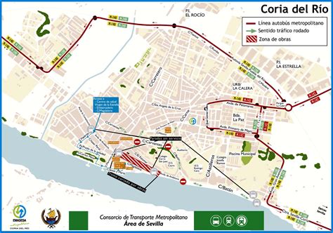 mapa de Coria del Río | Comouno