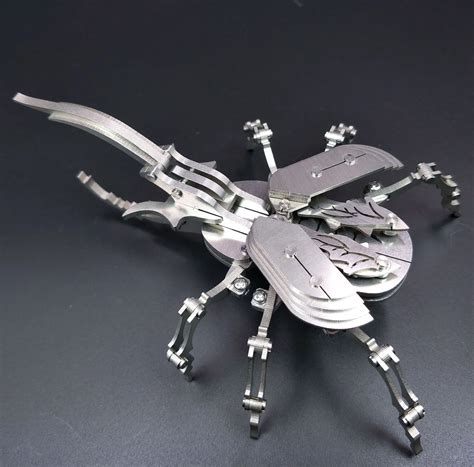 3D Metal Jigsaw Puzzle Kits DIY Assembly Insect Models Children ...