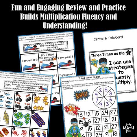 Multiplication Games and Activities - Sum Math Fun