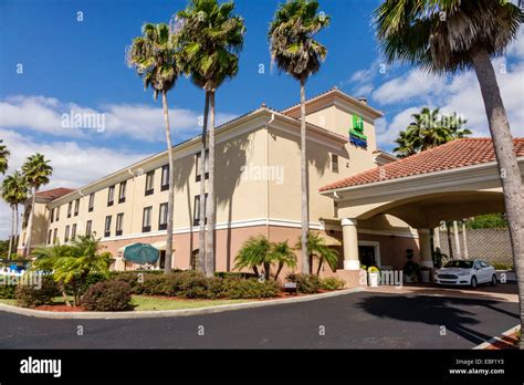 Clermont Florida,Holiday Inn Express,motel,building,front,entrance ...