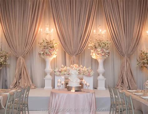 Portable Stage Curtain Fabric Wedding Backdrop Drape For Wedding Stage Decorations Sets - Buy ...