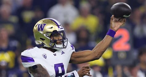 Michael Penix Jr. Disappoints CFB Fans as Washington Lose to Michigan ...