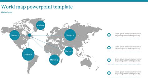 World Map Presentation Template
