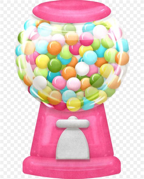 Chewing Gum Bubble Gum Gumball Machine Candy Clip Art, PNG, 652x1024px ...