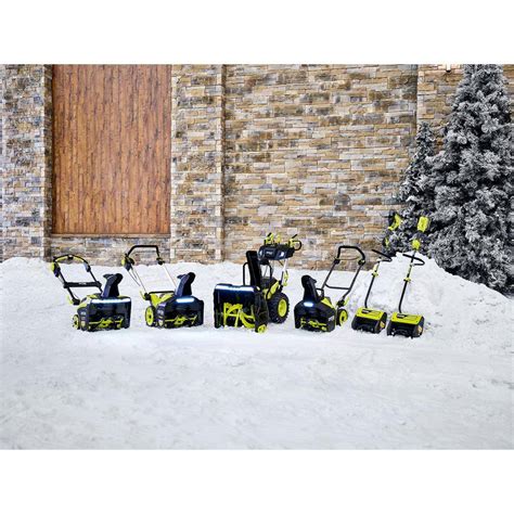 RYOBI RY408110VNM 40V 12 In. Cordless Electric Snow Shovel With 4.0 Ah Battery And Charger ...