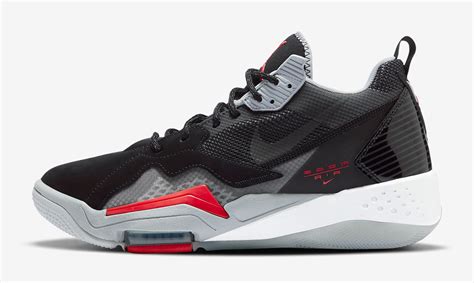 Jordan Zoom 92 Black Red Cement Clothing | SneakerFits.com