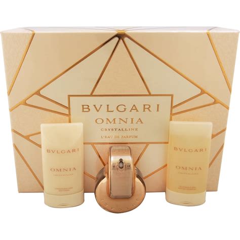 Bvlgari Bvlgari Omnia Crystalline L'eau De Parfum for Women Gift Set, 3 pc - Walmart.com