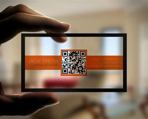 Design You Trust | Transparent business cards, Qr code business card, Business card design