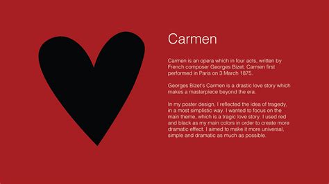 Carmen Opera Poster on Behance