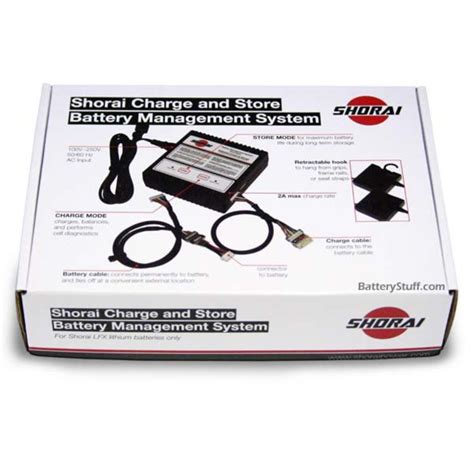 Shorai LFX BMS01 Lithium Iron Charger