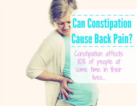 Can Constipation Cause Back Pain? - The Healthy Apron