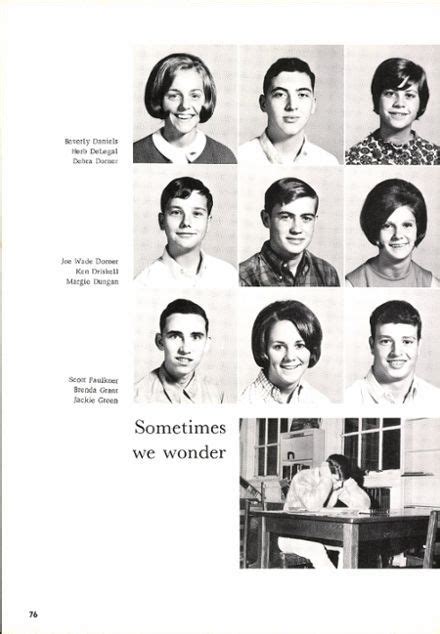 1969 Mary Persons High School Yearbook | School yearbook, High school ...