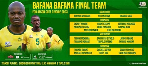 Bafana Bafana Afcon 2024 - Image to u