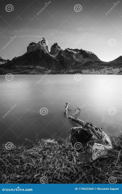 Torres del Paine sunrise stock photo. Image of vibes - 179633360