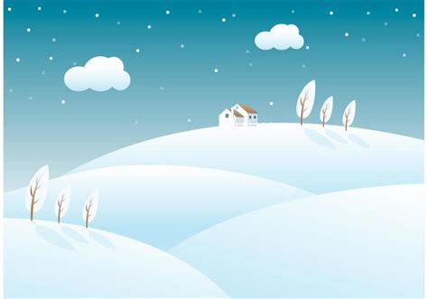 Free Snow Covered Rolling Hills Vector 89389 Vector Art at Vecteezy