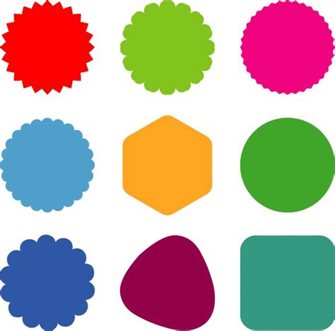 Vector Shapes Png in 2020 | Vector shapes, Color shapes, Vector