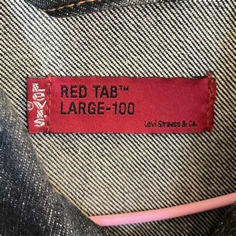 Levi’s Denim Jacket Red Tab 100 Mens Size:... - Depop