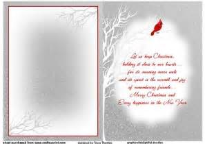 Cardinal Christmas Card Insert with Verse - CUP369889_1771 | Craftsuprint