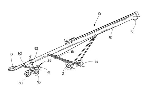 Auger Grain Drawing Patents Sketch Coloring Page