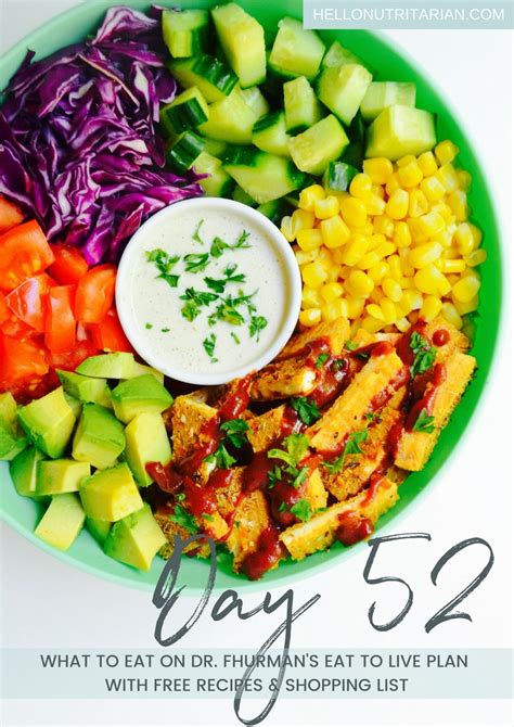 Eat to Live Menu: Day 52 | Hello Nutritarian