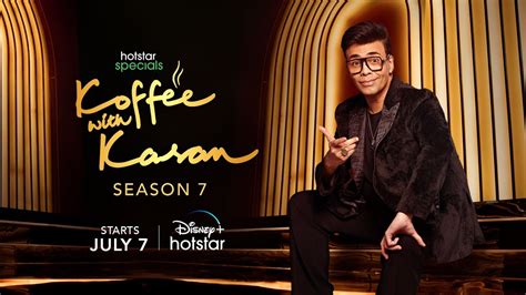 Hotstar Specials Koffee With Karan | Season 7 | Starts July 7 | DisneyPlus Hotstar - YouTube