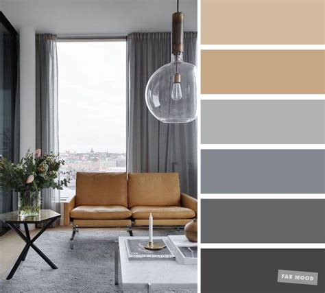 The best living room color schemes - Neutral and grey color palette - Fabmood | Wedding Colors ...