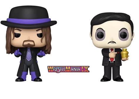 Funko Pop! and Pin WWE Wrestlemania IX Undertaker & Paul Bearer ...