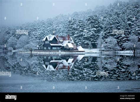 Winter in Golcuk Park. Bolu. Turkey Stock Photo - Alamy