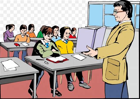 Students In A Classroom Clipart