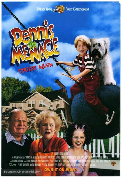 Dennis the Menace Strikes Again! (1998) video release movie poster