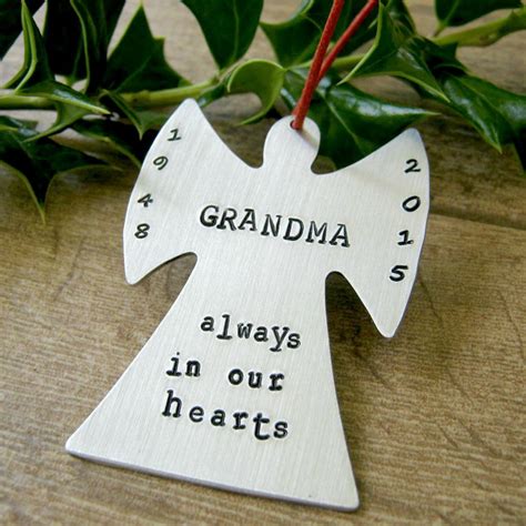 "Personalized Angel Ornament, Memorial Ornament, keepsake featuring ...