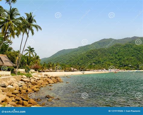 Yelapa Beach in Mexico stock photo. Image of seascape - 121919506