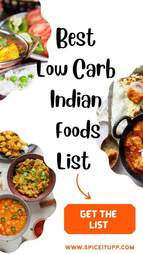 What To Eat On A Low Carb Indian Diet - Spiceitupp