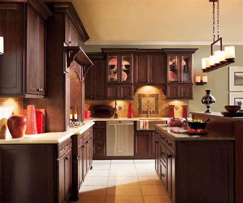 Dark Maple Kitchen Cabinets - Decora Cabinetry