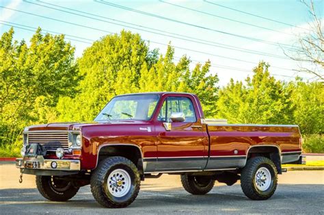 1973 CHEVROLET SILVERADO K20 SINGLE CAB LONG BED PICKUP 4X4 454 V8 for sale