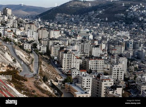 Nablus city, West Bank, Palestinian Territories, Middle East Stock ...