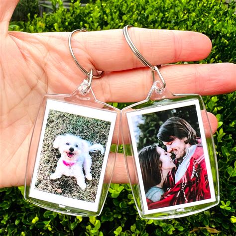 Custom Personalized Photo Keychain, Personalized Keychain, Anniversary ...