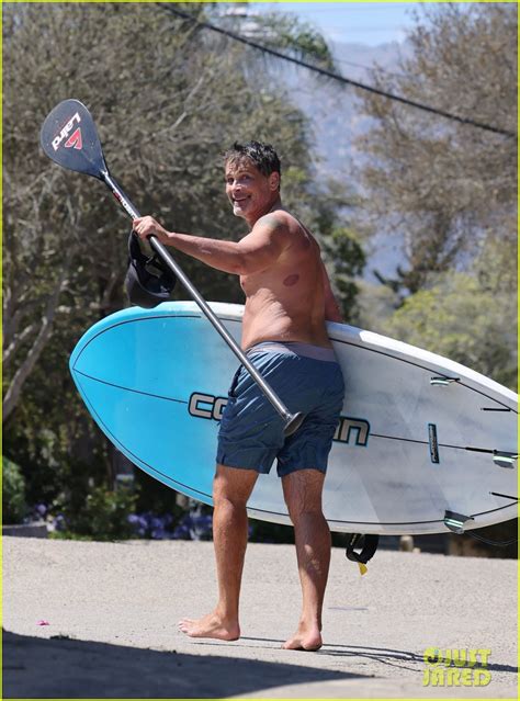 Photo: rob lowe shirtless paddleboarding ocean 02 | Photo 4578778 ...