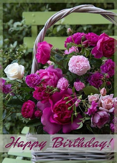 Birthday Card Flowers For Her : Happy Birthday Flowers Images and Cards ...