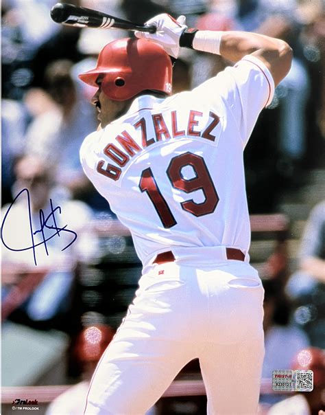 Juan Gonzalez Autographed Texas Rangers 8x10 Photo