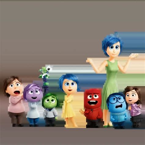 Inside Out 2 Characters PNG Capturing the Essence of Emotional ...