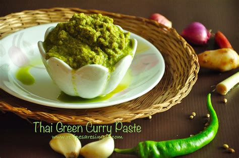 Thai Green Curry Paste for Authentic Thai Curries