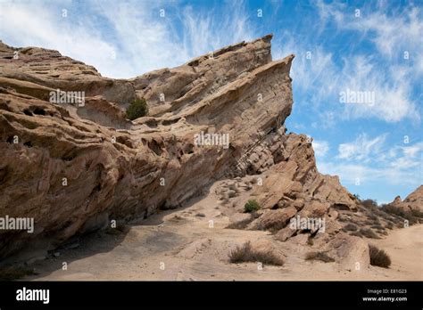 Rock formation at Agua Dulce Canyon Park, CA, 2014 Stock Photo - Alamy